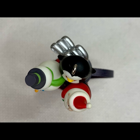 Hallmark Golf Bag Christmas Ornament Dated 2010 Snowman, Penguin, Santa Covers - Picture 5 of 7